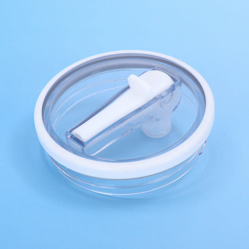 40oz cup sealing lid foldable straw leak-proof spill-proof lid