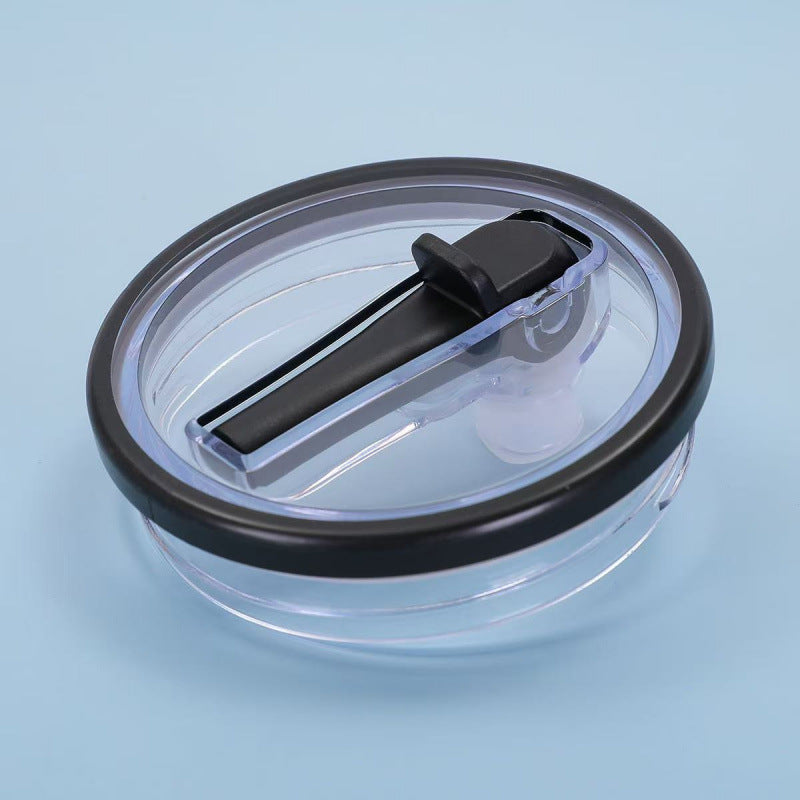 40oz cup sealing lid foldable straw leak-proof spill-proof lid