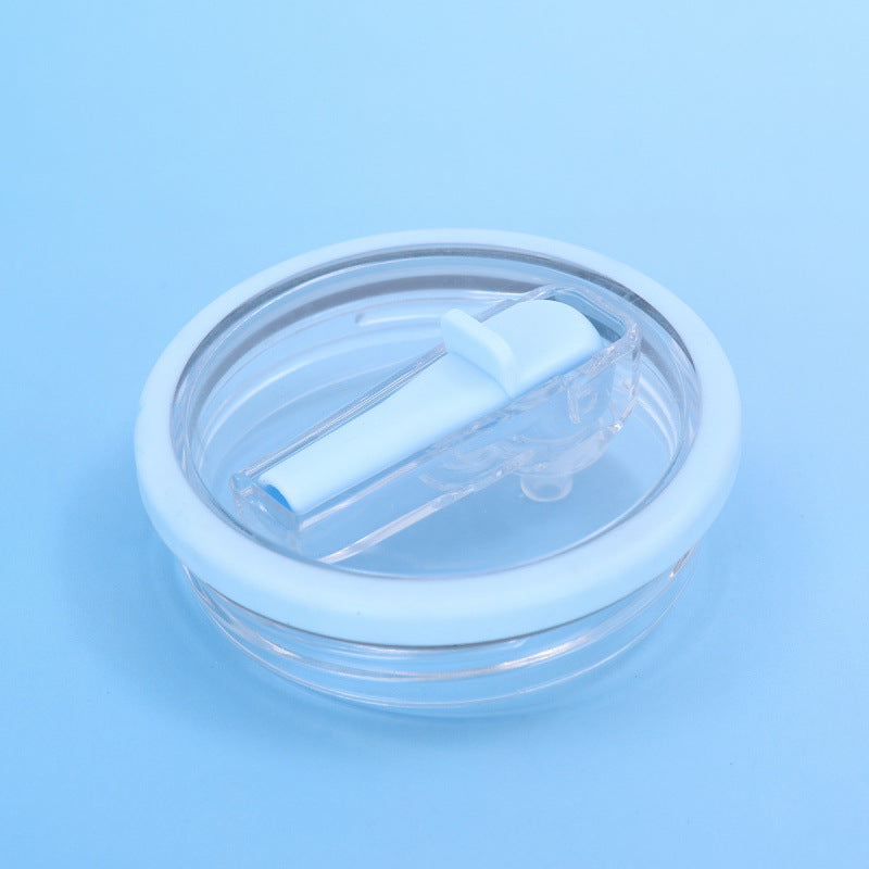 40oz cup sealing lid foldable straw leak-proof spill-proof lid