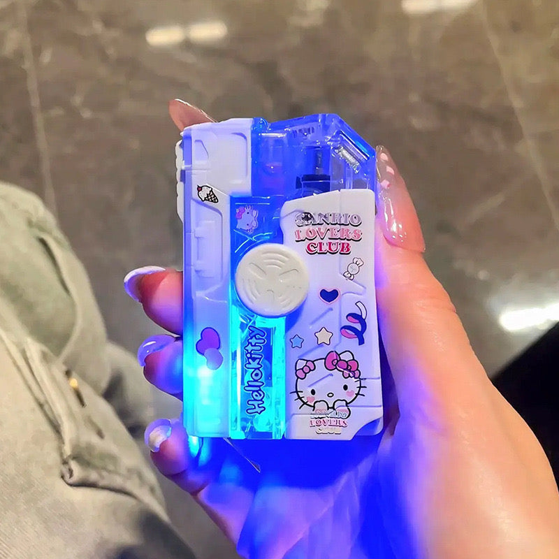 Creative foldable rotating windproof lighter