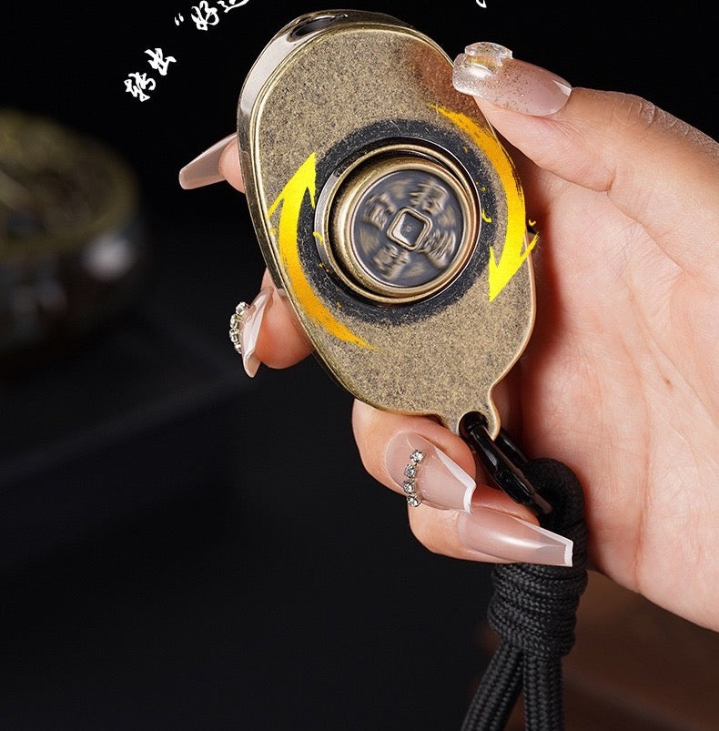 Turtle windproof inflatable lighter can rotate