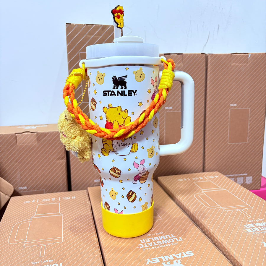 40oz Winnie the Pooh tumbler——Accessories Included Shipment