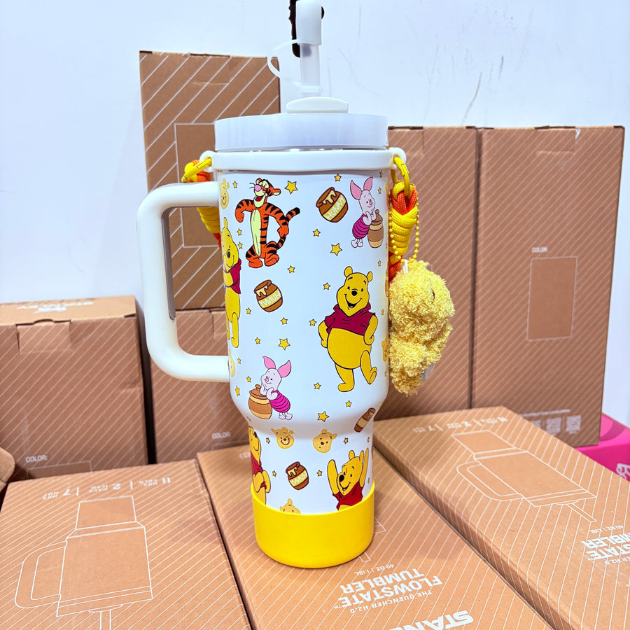 40oz Winnie the Pooh tumbler——Accessories Included Shipment