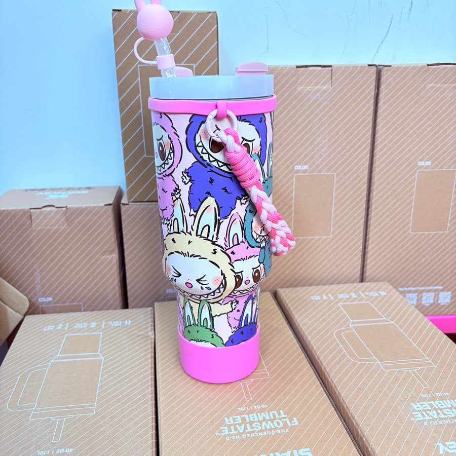 40oz Labubu tumbler——Accessories Included Shipment