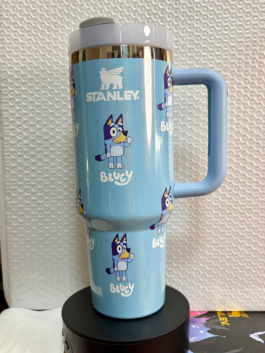 40oz Bluey tumbler——Accessories Included Shipment