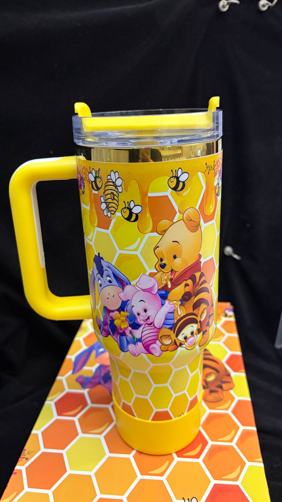 40oz Winnie the Pooh tumbler——Accessories Included Shipment