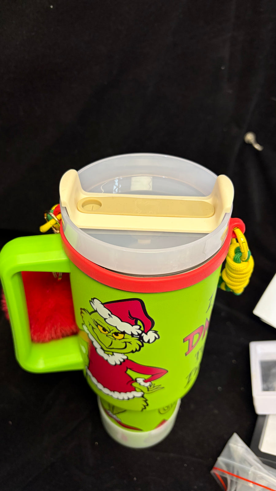 40oz Grinch tumbler——Accessories Included Shipment