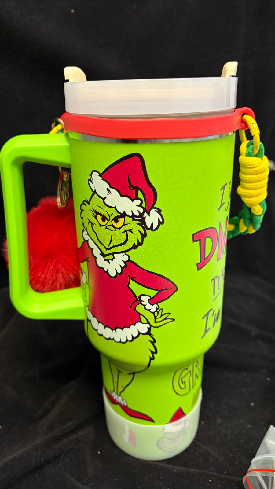 40oz Grinch tumbler——Accessories Included Shipment